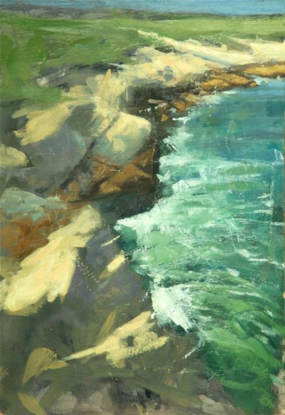 <em>West Coast</em>, 20 x 14 inches, oil on panel