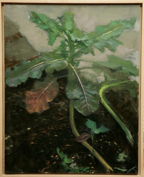 <em>Garden,</em> 26 x 24 inches, oil on panel