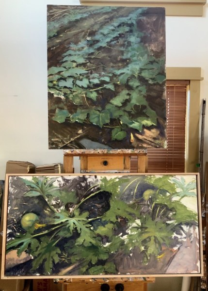 Large Scale Garden Paintings