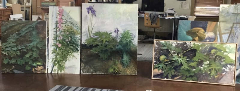Large Scale Garden Paintings